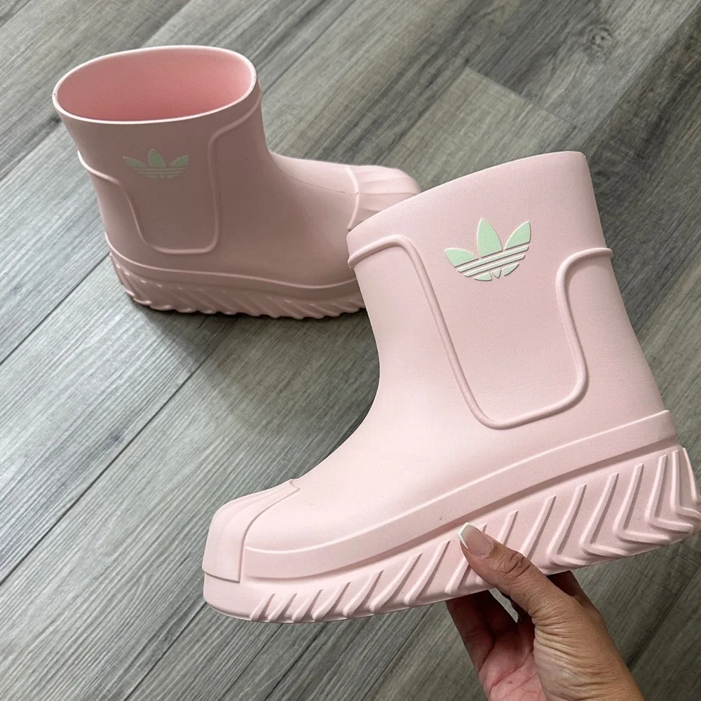 Adidas Light Pink Ankle Boots - Picture 1 of 5